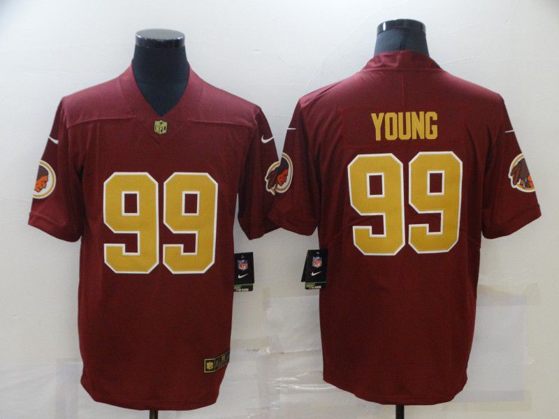 Men Washington Redskins #99 Young red Nike Limited Vapor Untouchable NFL Jerseys->washington redskins->NFL Jersey